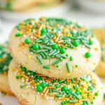 St. Patrick's Day Sprinkle Cookies