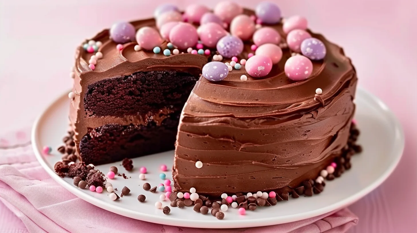 Chocolate Easter Egg Cake