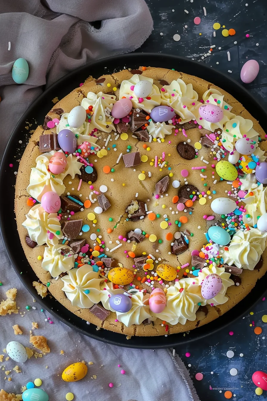 Easter Chocolate Cookie Cake