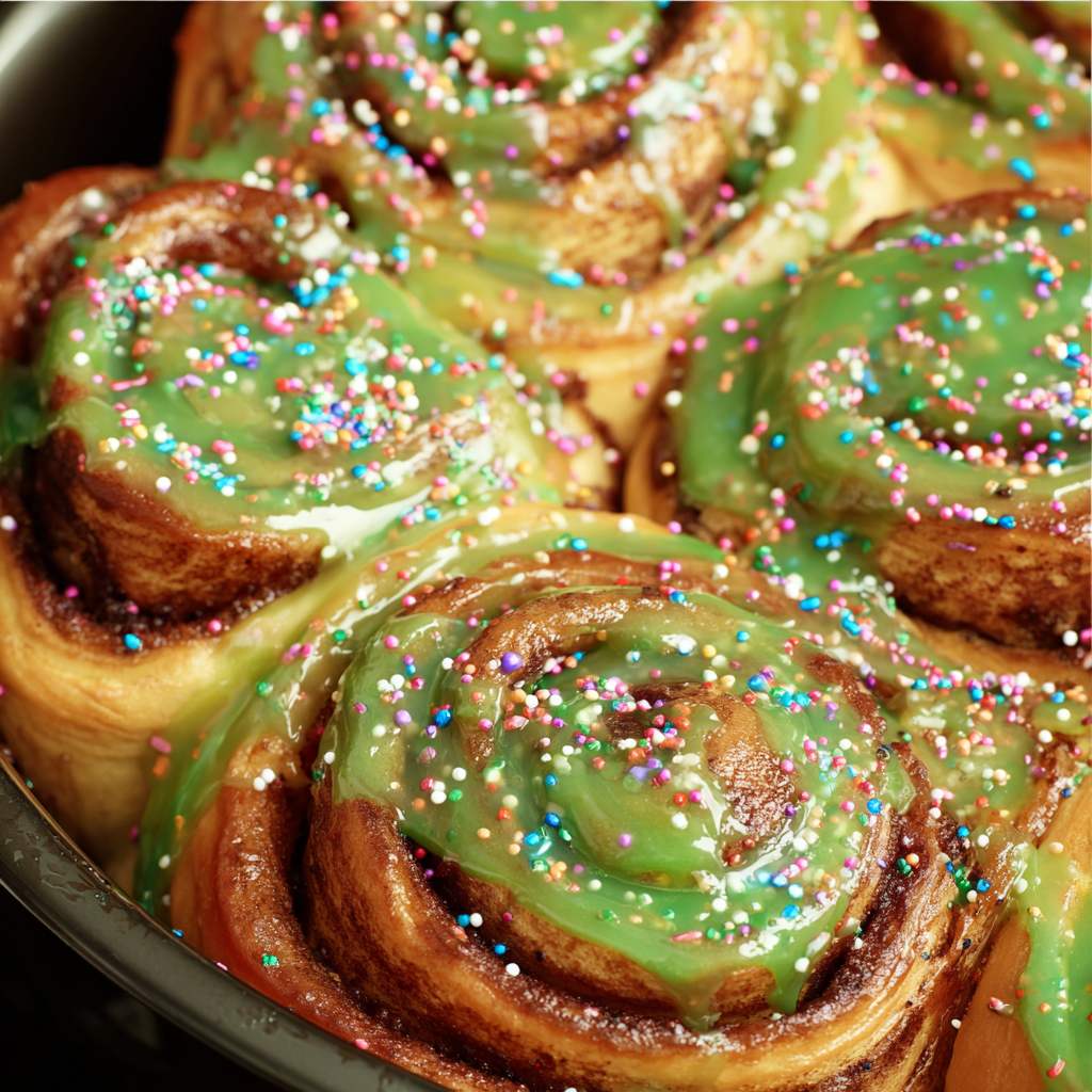 Rainbow Sprinkle Cinnamon Roll