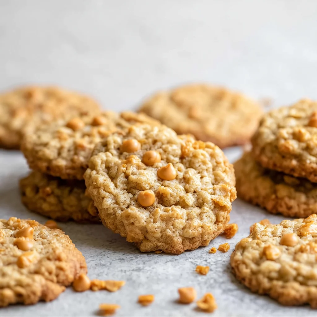 Soft and Chewy Butterscotch Oatmeal Cookies