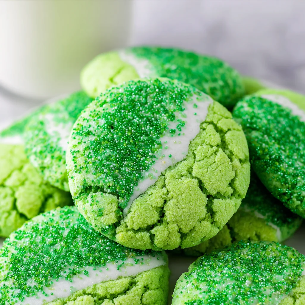 Green Cake Mix Cookies