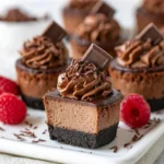 Mini Chocolate Cheesecakes