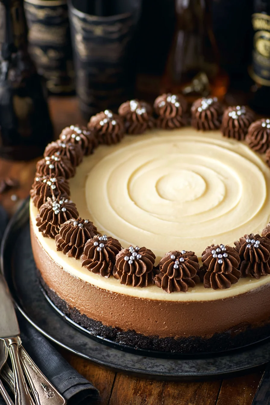 Guinness Chocolate Cheesecake