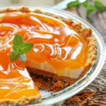 Easy Creamy Peach Jello Pie