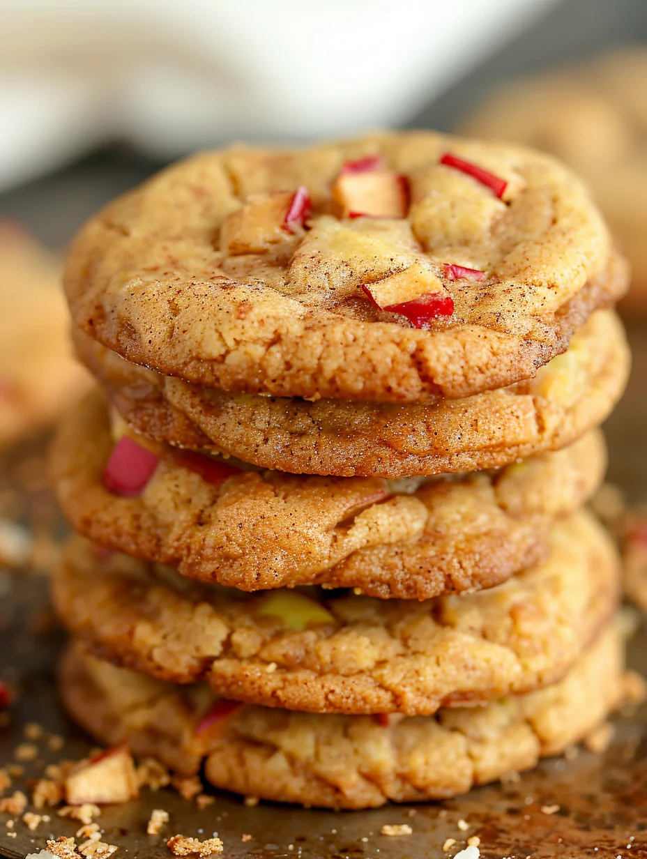 Soft and Chewy Rhubarb Cookies