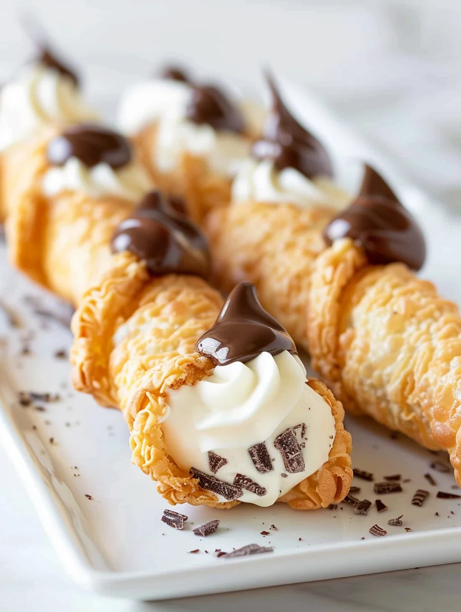 Chocolate Dipped Cannoli