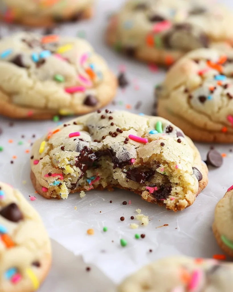 Easy Vegan Funfetti Cake Mix Cookies
