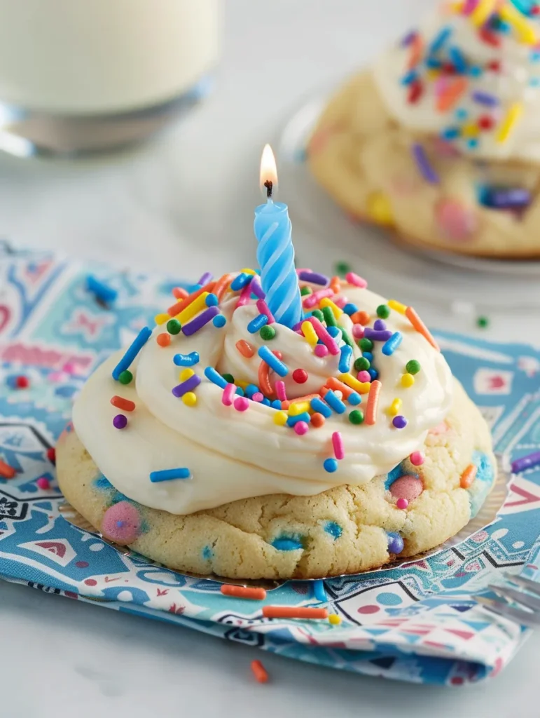 Lemon Birthday Cookies