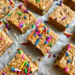 Irresistible Cake Batter Protein Bars