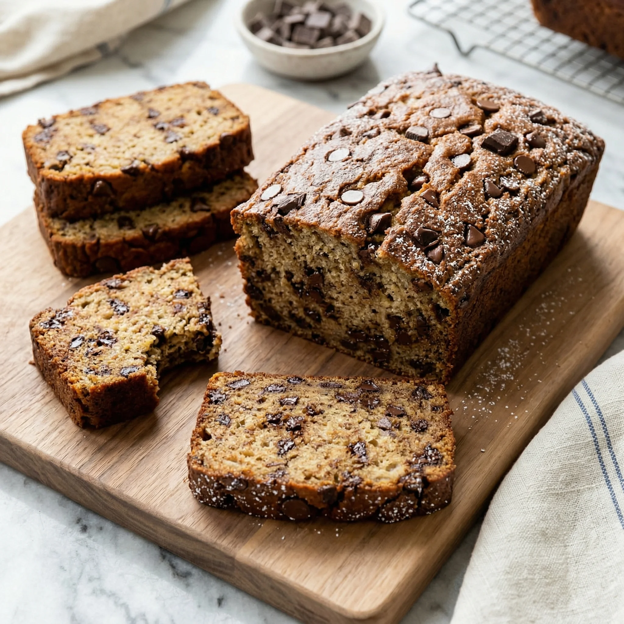 The Secret to the Best Moist Chocolate Chip Banana Bread