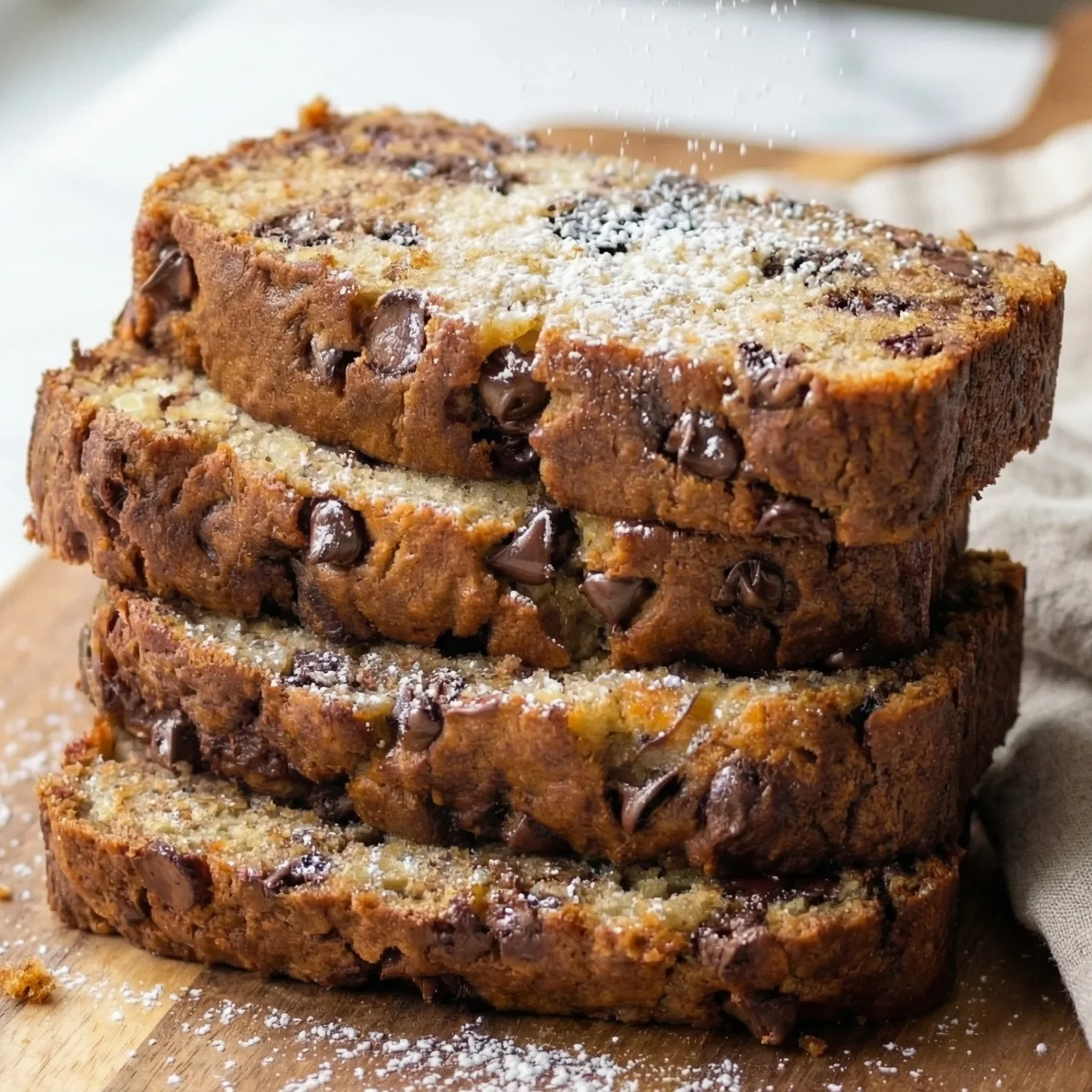 The Secret to the Best Moist Chocolate Chip Banana Bread