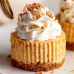No Bake Pumpkin Mini Cheesecakes
