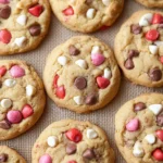 Vanilla M&M Shortbread Cookies Recipe
