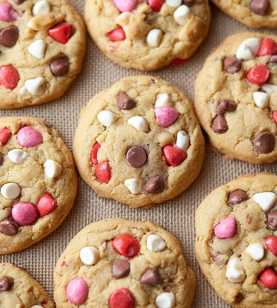 Vanilla M&M Shortbread Cookies Recipe