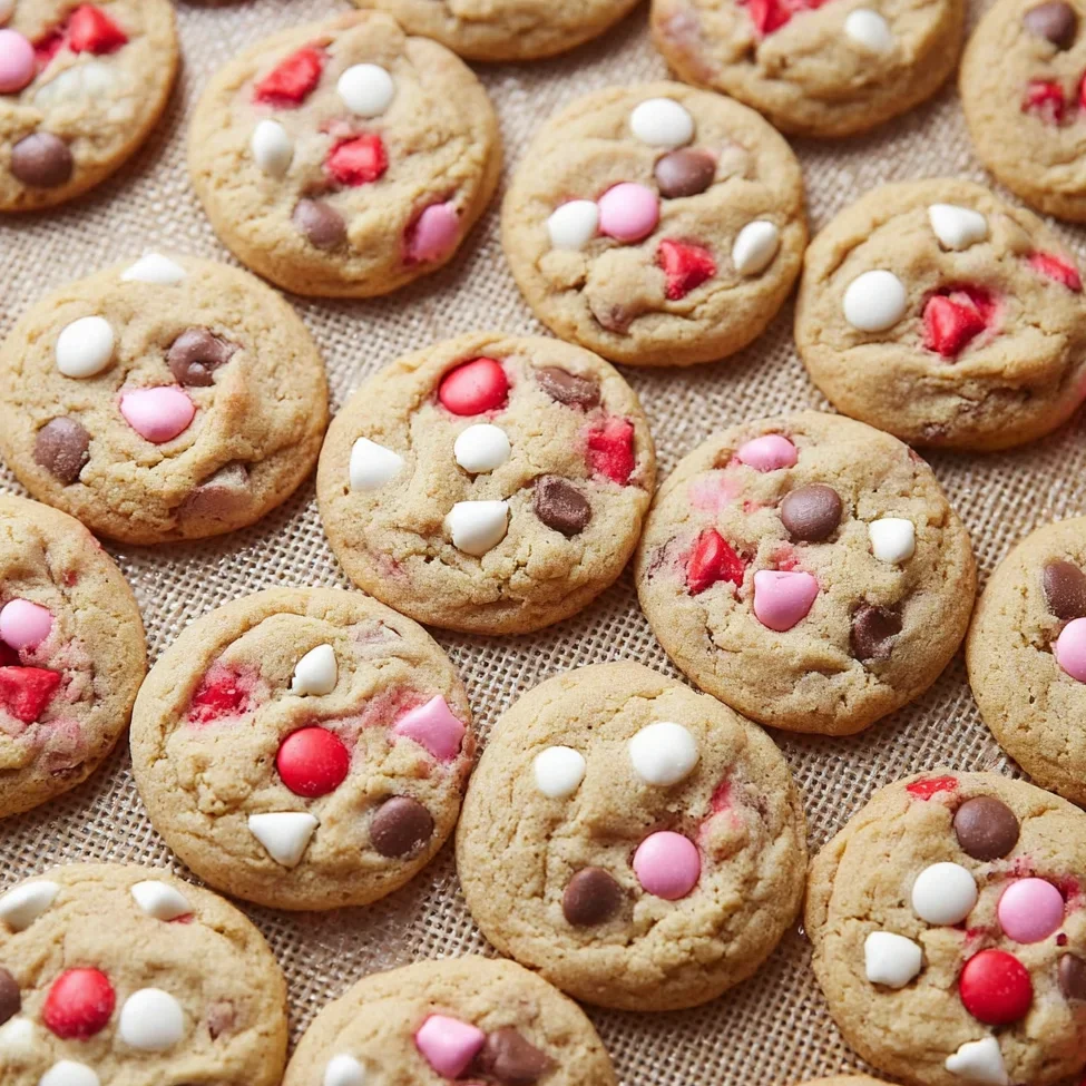 Vanilla M&M Shortbread Cookies Recipe