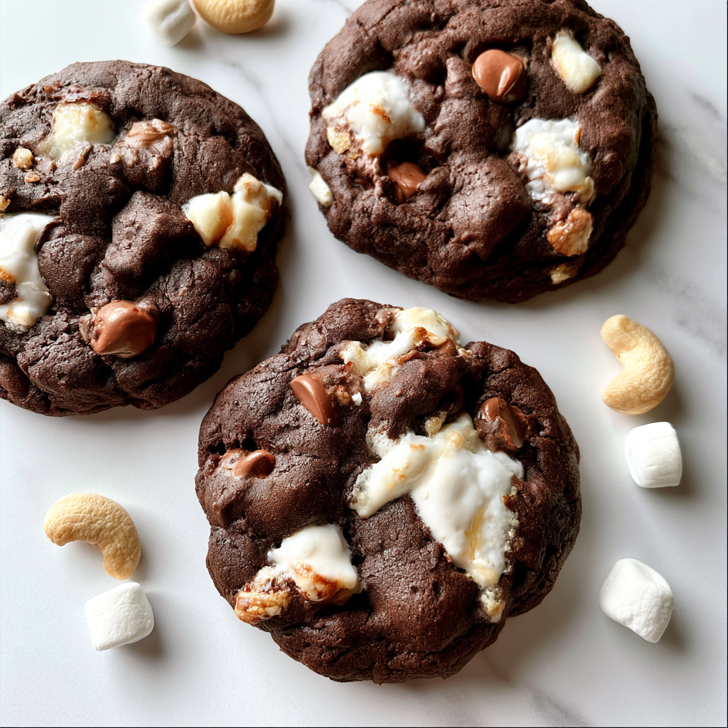 Levain Bakery Rocky Road Cookies - step by step