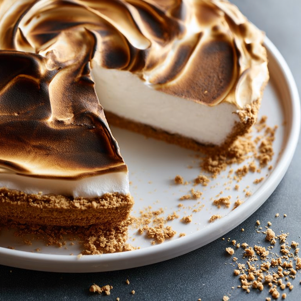 Easy S'mores Pie - step by step