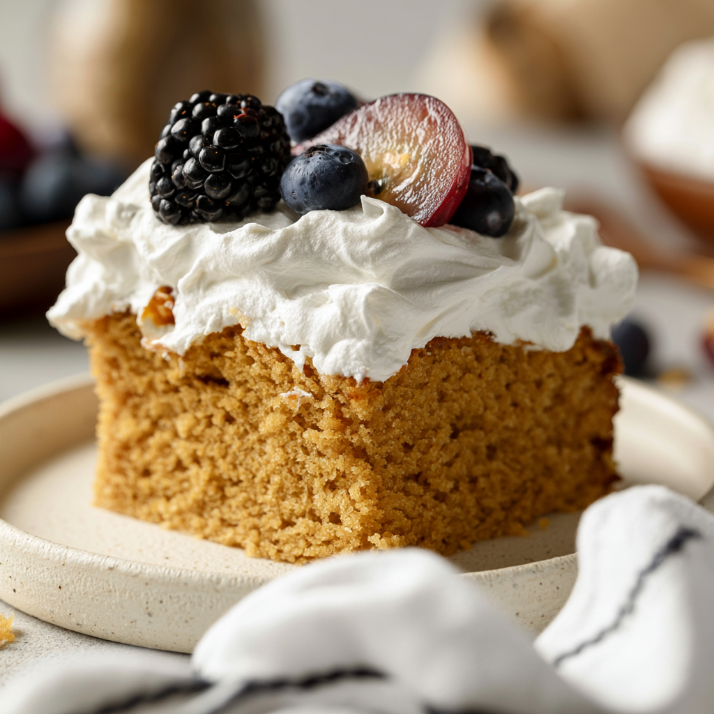 Moist Date Cake (Eggless, Refined Sugar-Free) - step by step