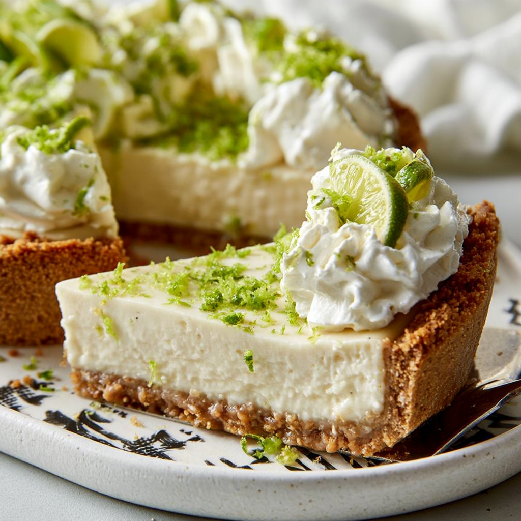 Easy No-Bake Vegan Key Lime Pie - featured image