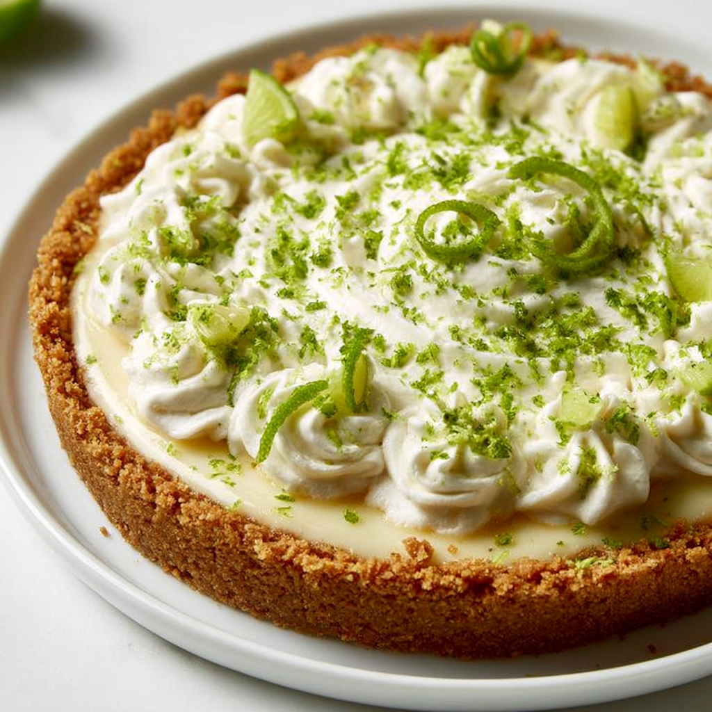 Easy No-Bake Vegan Key Lime Pie - step by step