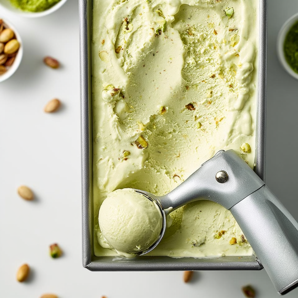 No-Churn Pistachio Ice Cream (Vegan) - featured image