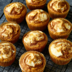 Pumpkin Cream Cheese Swirl Muffins - featured image