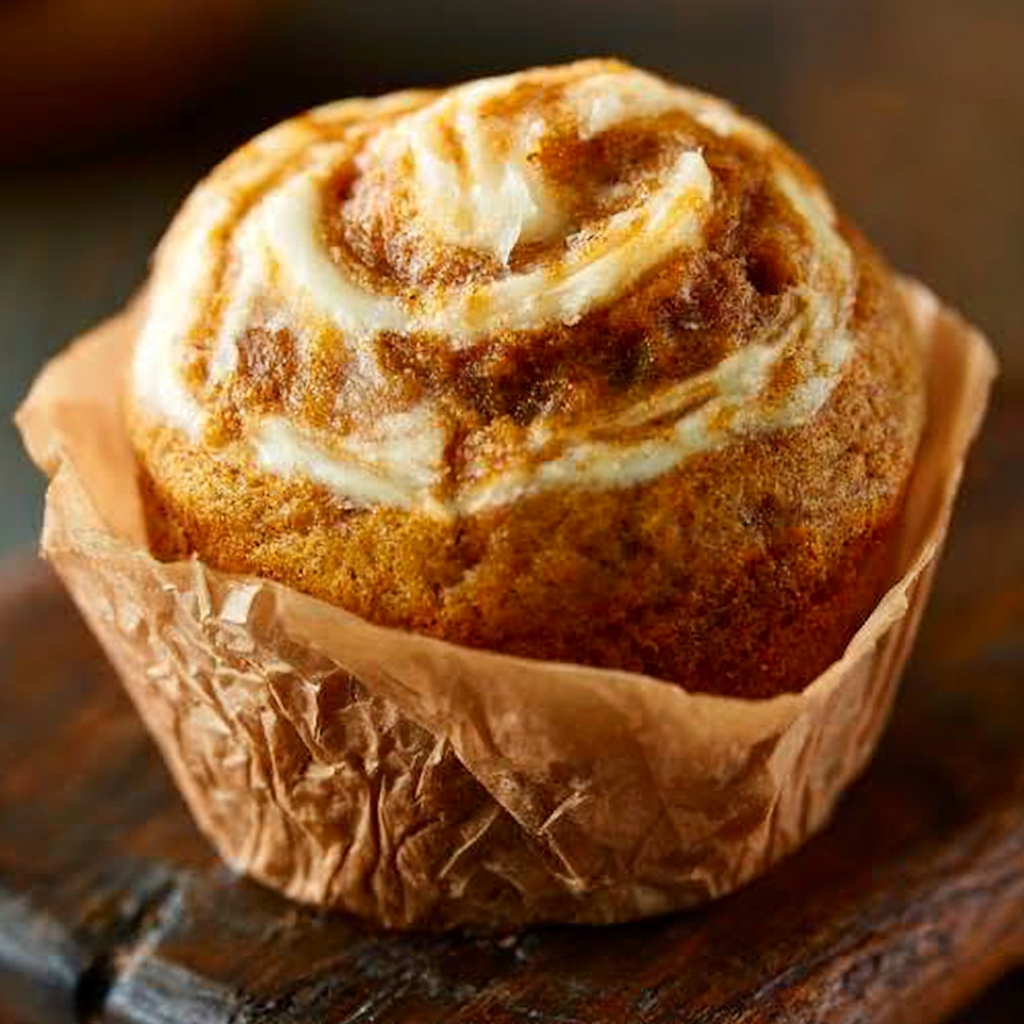 Pumpkin Cream Cheese Swirl Muffins - step by step