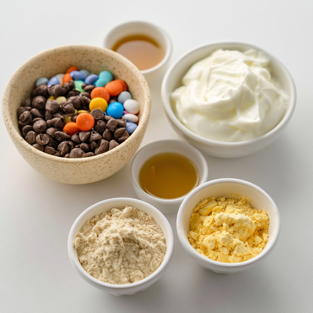 No Bake Protein Cookie Dough - step by step