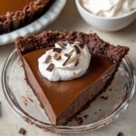 Vegan Chocolate Pie (No-Bake)