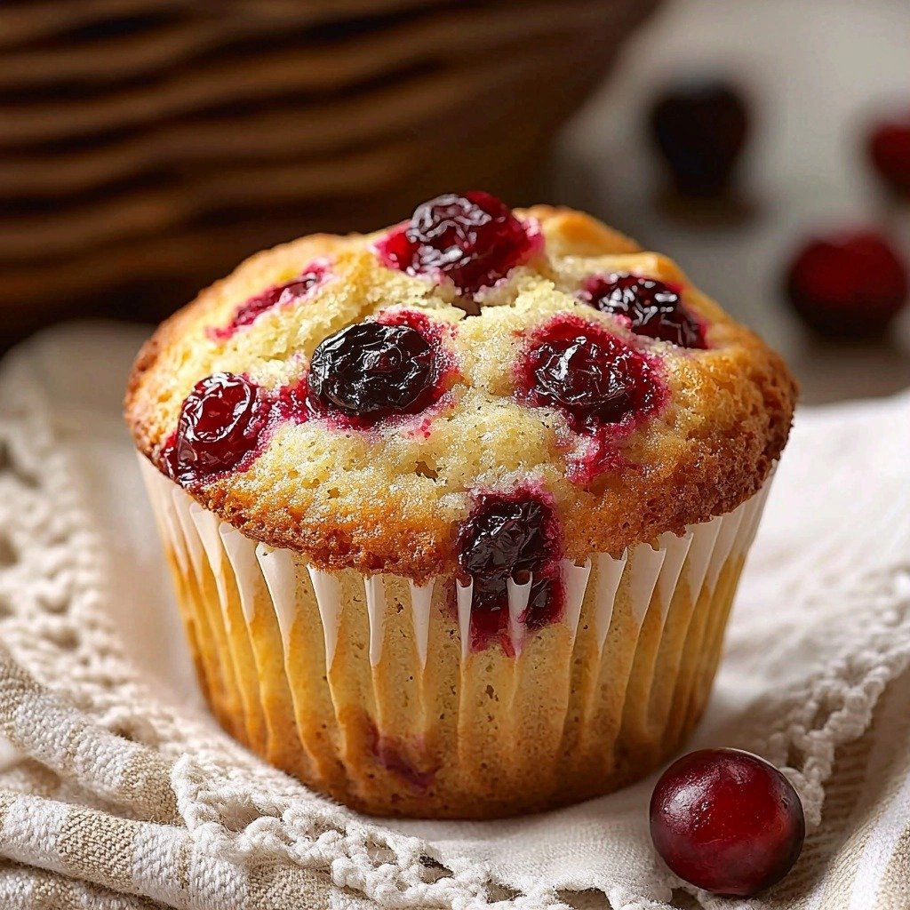 Cranberry Orange Muffins - step by step