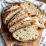 Easy Sourdough Artisan Bread Recipe (Ready in 1 Day) - finished dish