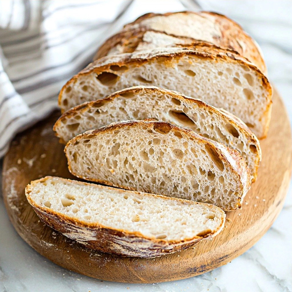 Easy Sourdough Artisan Bread Recipe (Ready in 1 Day) - step by step