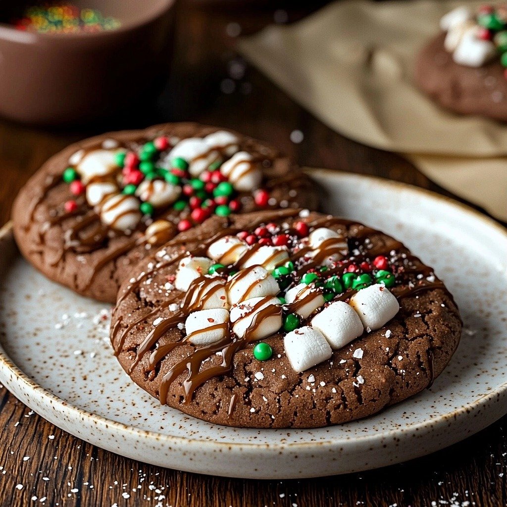 Hot Chocolate Cookies - step by step