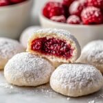 Raspberry Almond Snowball Cookies Delightful Easy Recipe - featured image