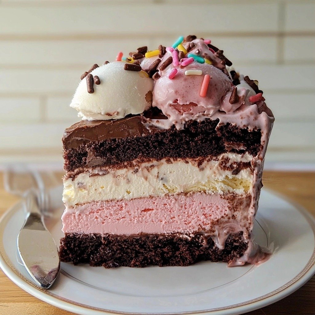 Homemade Ice Cream Cake (Like Dairy Queen) - step by step