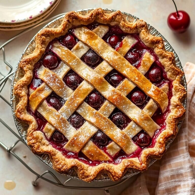 Homemade Cherry Pie (With Thick Filling) with Thicker Filling