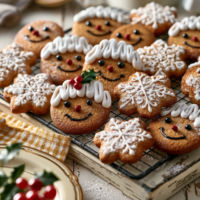 Gingerbread Cookies with Royal Icing