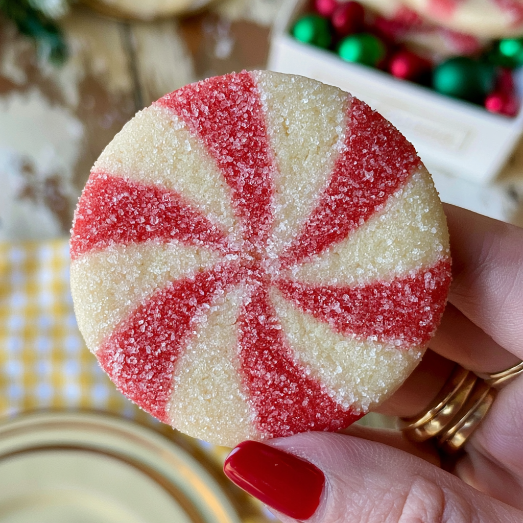 Peppermint Swirl Sugar Cookies - step by step