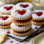 Raspberry Linzer Cookies