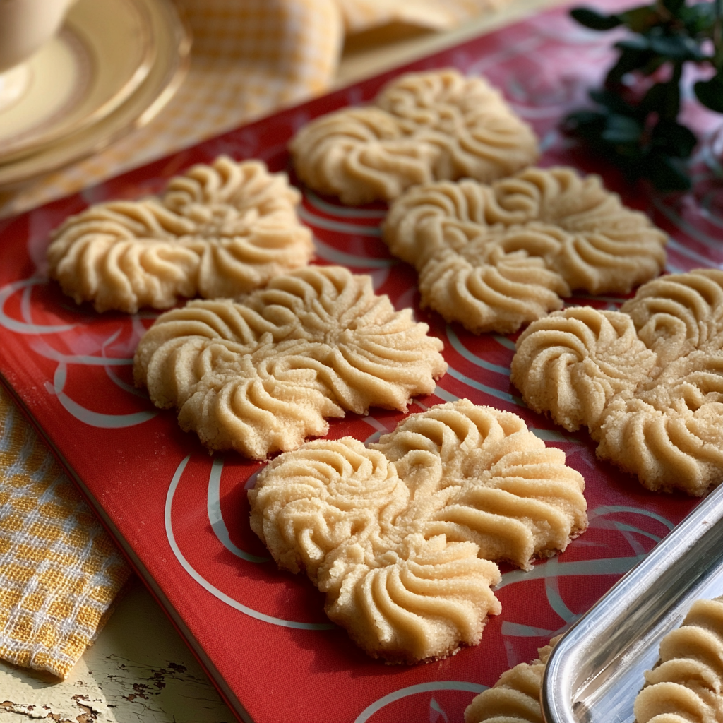Chocolate-Dipped Butter Cookies - finished dish