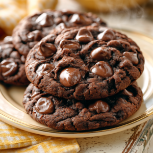 Easy Chocolate Chocolate Chip Cookies