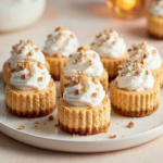 No Bake Pumpkin Mini Cheesecakes