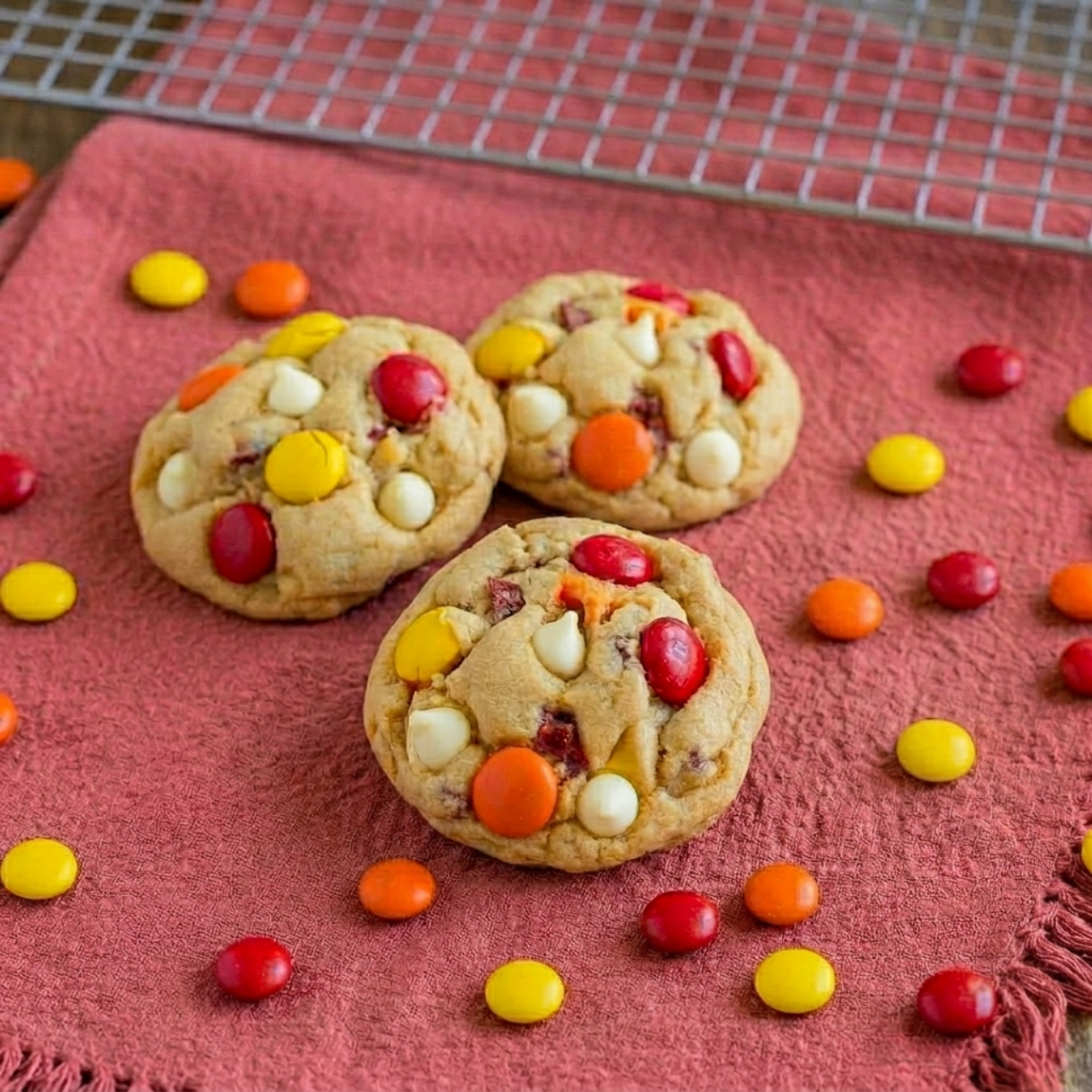 Salted Brown Butter M&M Cookies